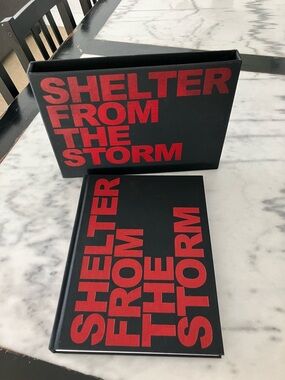 Shelter From The Storm Decorative Coffee Table Book - with sleeve Cowboy Cowgirl